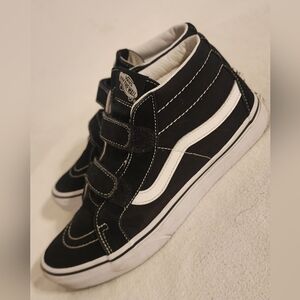 VANS SK8 JUNIORS size 6 Black High-Top Sneakers UK 5 EU 38 CM 24 (Women 7)